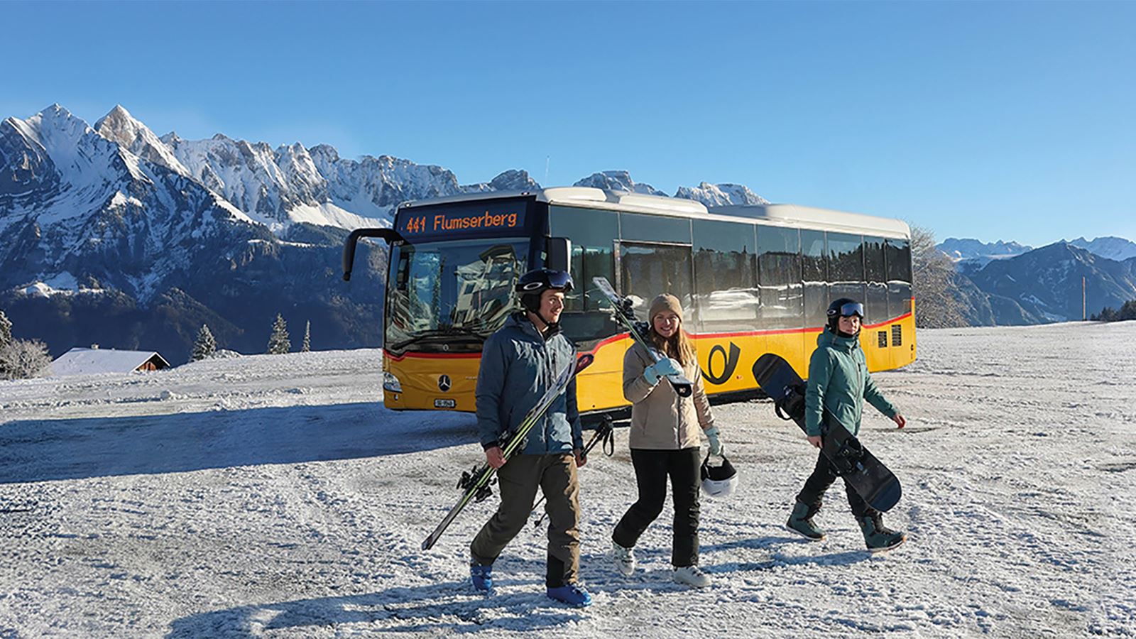 There are now 30-minute intervals between Flums and Flumserberg