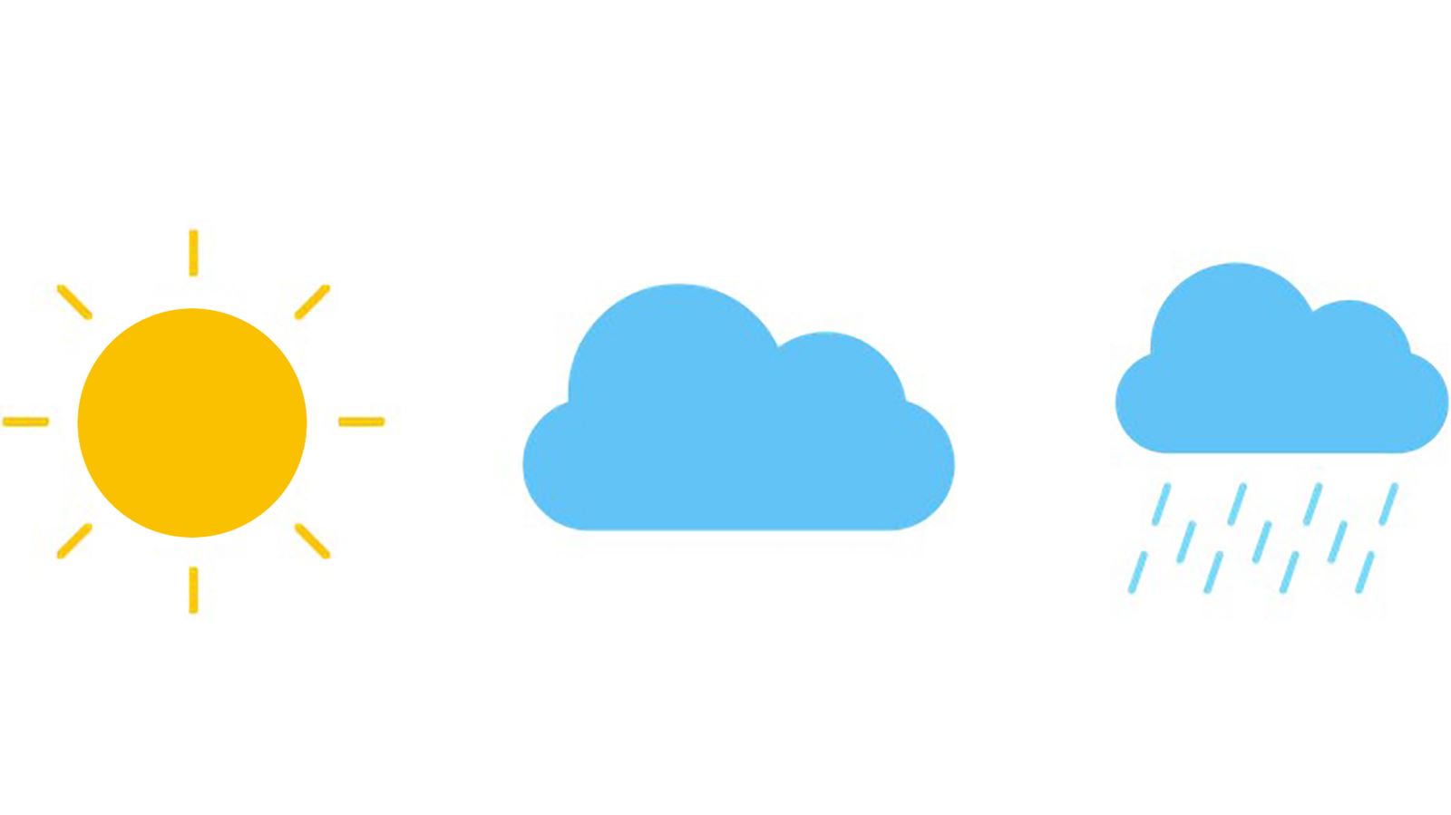 Weather pictograms