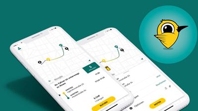 Es ist ein Printscreen der PubliCar App zu sehen.