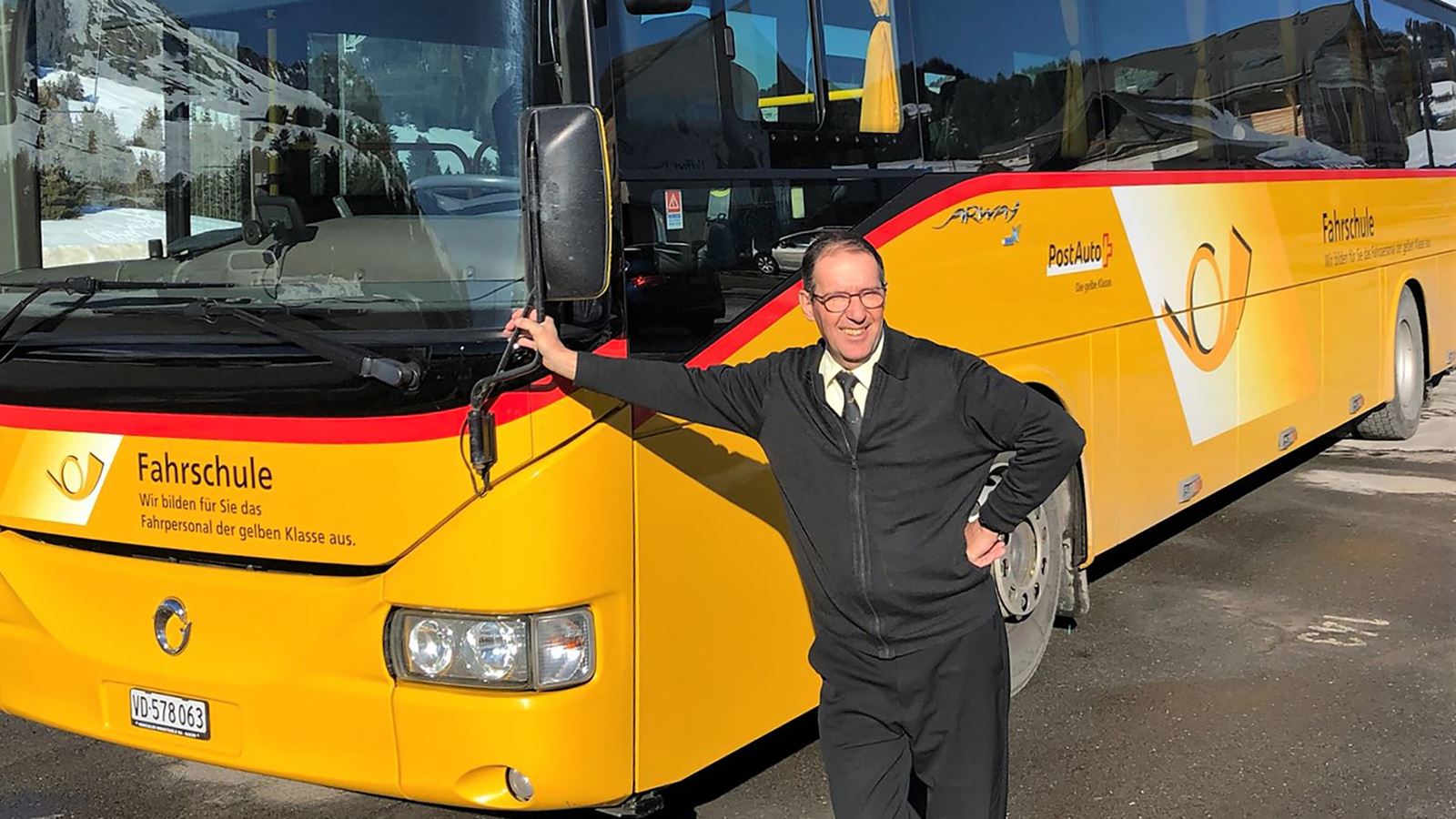 Driving instructor Jean-Claude Fayolle