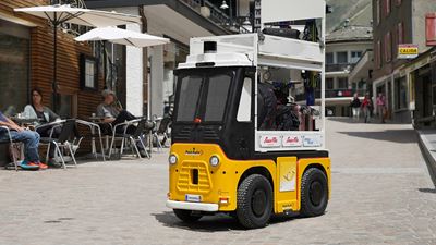 Robot per bagagli «Robi» a Saas-Fee