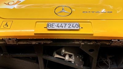 Post horn on a Postbus.